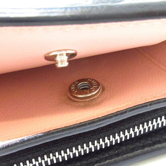 LOUIS VUITTON Portefeuille Clare Black Pink Cream Mahina - 684-081825 - Picture 8 of 11